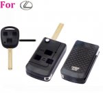 LEX-02 For Lexus 3 Buttons flip remote key shell