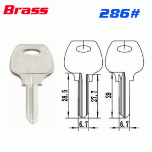 M-045 286# bulk key blanks supplier