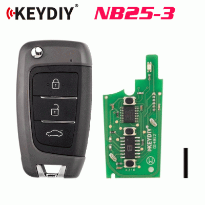 G-075 NB25-3 PCF Universal Flip Remote Key 3 Buttons for Hyundai