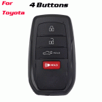 CKS-511 4 Buttons Remote Key Shell Case Cover Fob for TOYOTA