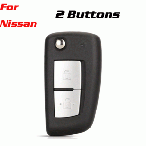Cks-211 Flip Car Key Shell For Nissan 2 Buttons nsn14 key blade