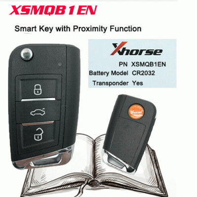 XSMQB1EN Smart Remote Key MQB Filp 3 Buttons Proximity English