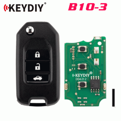 G-025 B10-3 Universal Flip Remote Key 3 Buttons for Honda