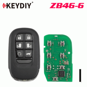G-111 ZB46-6 Universal Smart Remote Key 6 Buttons for Honda