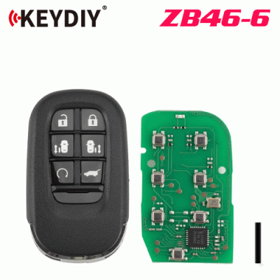 G-111 ZB46-6 Universal Smart Remote Key 6 Buttons for Honda