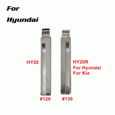 XH-B129 #129 #130 HY20 HY20R Replacement Car Key Blade for Kia