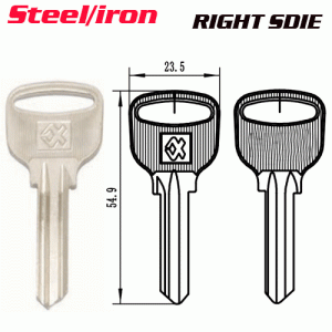 M-029 UL050 steel key blanks bulk supply