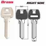 M-031 long wudi door lock key blanks supplier