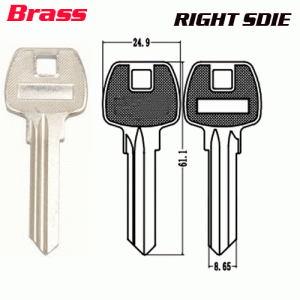 M-031 long wudi door lock key blanks supplier