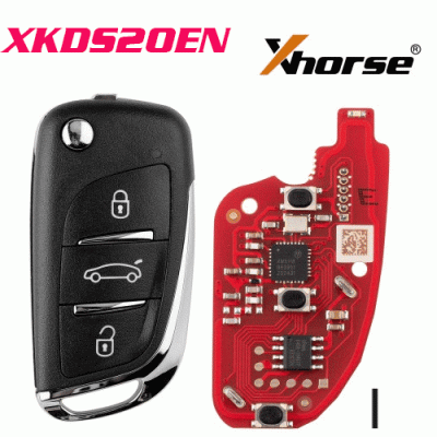 XKDS20EN 2ndGeneration Wire Remote Key DS Flip 3 Buttons
