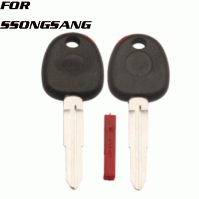 A-298 transponder Ignition Chip Car Key Shell for SSONGSANG