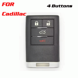 CKS-92 Remote Car Key Shell Case With 4 Buttons for Cadilla
