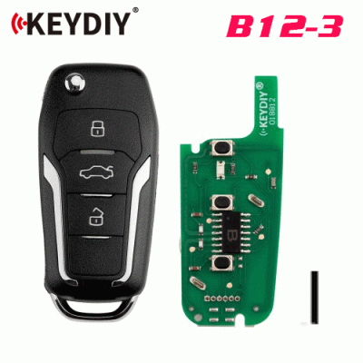 G-007 KD B12-3 KD Flip Key Remote 3 Buttons Ford