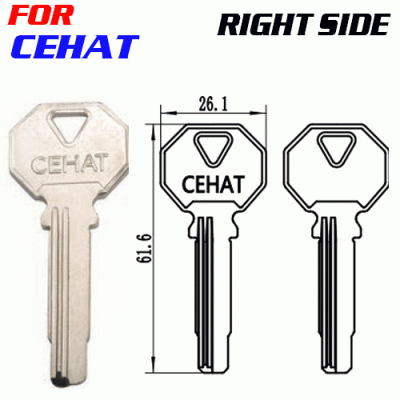 k-249 CEHAT factory direct key blanks supply Right side