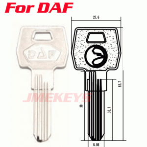 k-160 Brass House key Blanks DAF House key Blanks supply