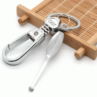 CK-45 Ear pick clip metal key ring key chain