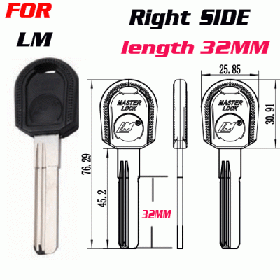 k-263 LM hardware wholesale key blanks 35MM