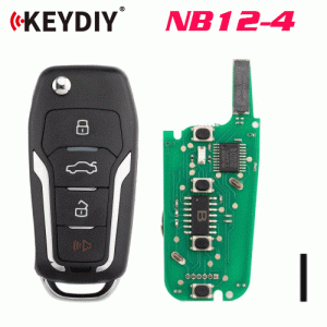 G-066 NB12-4 Universal Flip Remote Key 3+1 Buttons for Ford