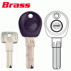 K-072 Brass Plastic House Kale door key blanks Suppliers