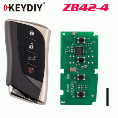 G-092 ZB42-4 Universal Smart Remote Key 3+1 Buttons