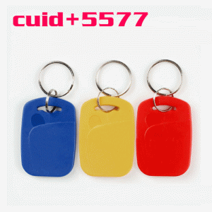 o-029 CUID+5577 keychain, 2-in-1 IDIC access card/elevator card