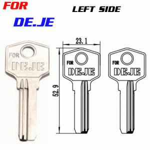 K-228 DE.JE professional key blanks supplier LEFT Side