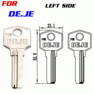 K-228 DE.JE professional key blanks supplier LEFT Side