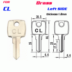 F-113 BRASS Thickness 1.8mm CL door key Blank Left side