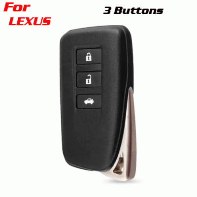 CKS-339 Car Key Shell Case Blank Cover For Lexus 3 Buttons