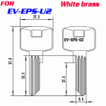 J-133 White Brass EV-EPS-U2 House key blanks suppliers