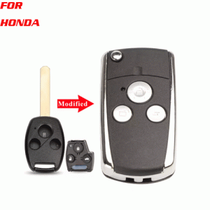 CKS-40 3 Buttons Modified Folding Filp Remote Key Shell for hond