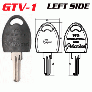 F-001 GTV-1 key Blanks Wholesale Supliers Right side