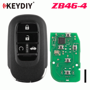 G-124 ZB46-4 Smart Remote Key 4 Buttons for Honda