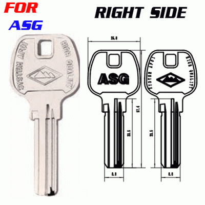 K-268 ASG household key blanks wholesale