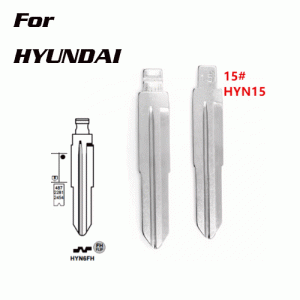 XH-B15 HYN15 HYN6 Flip Blank key Blade 15# HYN6FH for Hyundai