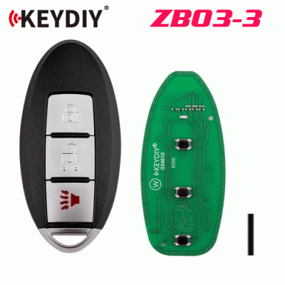 G-096 ZB03-3 Universal Smart Remote Key 2+1 Buttons for Nissan