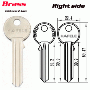 M-034 For Thickness 2.1mm HAFELE best wholesale key blanks China
