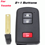 CKS-486 Smart Remote Key Shell Case Fob for Toyota 2+1 Buttons