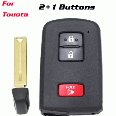 CKS-486 Smart Remote Key Shell Case Fob for Toyota 2+1 Buttons