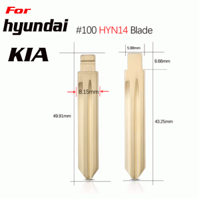 XH-B100 Car key blade for Kia hyundai
