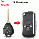 CKS-484 3 Buttons Updated Folding Car Key Case For Toyota