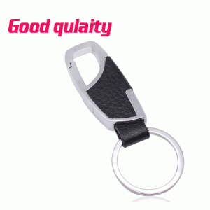 CK-02 Leather key Chain New Men Metal Waist Hanging KeyChain
