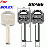 K-187 Brass Solex aftermarket key blanks wholesale
