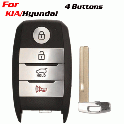 CKS-390 4 Buttons Car Key Cover Case Shell For KIA