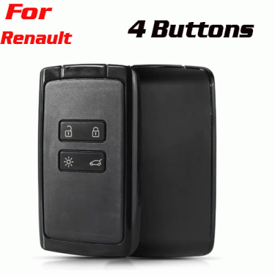 CKS-299 4 Buttons Replacement Car Key Shell Case For Renault