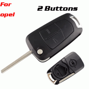 CKS-157 2 Button Remote Folding Car Key Case Shell For opel