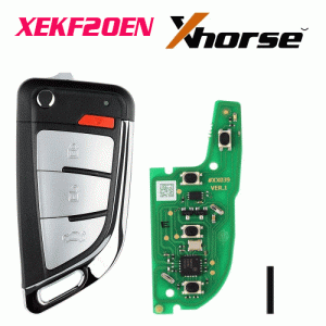 XEKF20EN Super Remote Key Knife 4 Buttons Built-in Super Chip