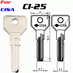 K-184 CI-25 wholesale key blanks supplier