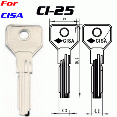 K-184 CI-25 wholesale key blanks supplier