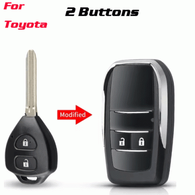 CKS-479 Modified 2 Buttons Car Key Shell for toyota
